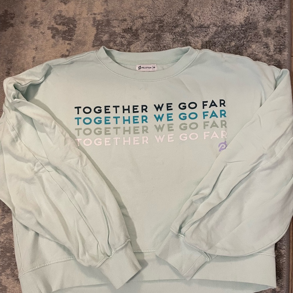Peloton cropped sweatshirt
